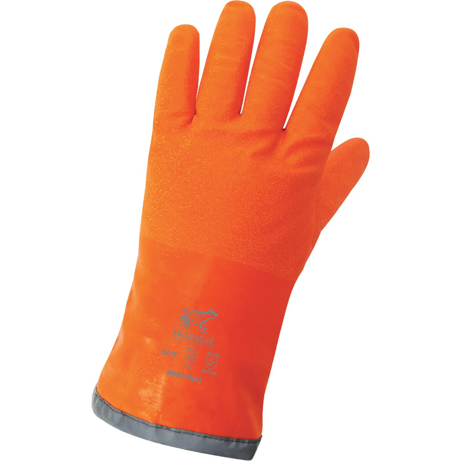 Global Glove 8450 - FrogWear Cold Protection - Extreme Cold Nitrile Chemical Handling Gloves