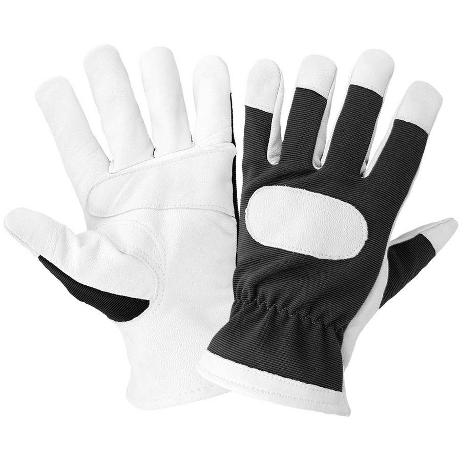 Global Glove HR4008 - Hot Rod Gloves - Soft Double Goatskin Palm Gloves