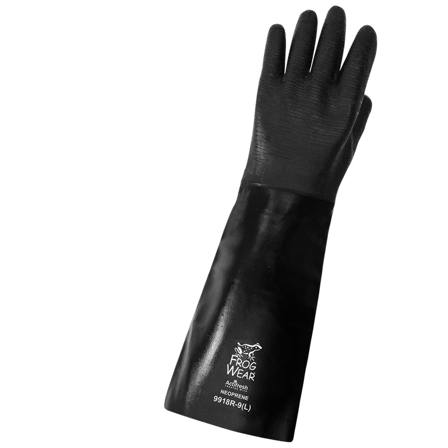 Global Glove 9918R - FrogWear - Premium Neoprene Chemical Handling Gloves