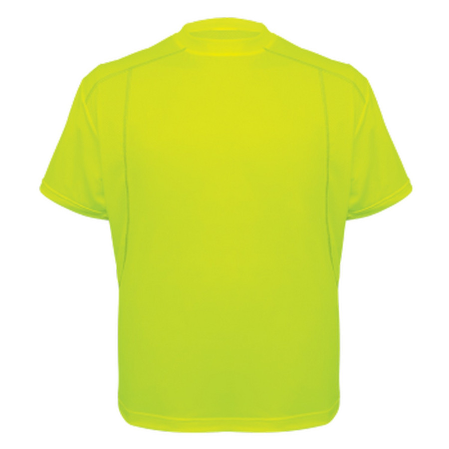 Global Glove GLO-200 - FrogWear HV - High-Visibility High Performance Stretch Athletic-Type Short Sleeved Shirt