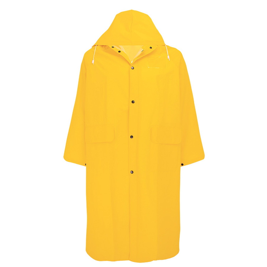 Global Glove RCB89 - 49 Inch Long PVC Raincoat