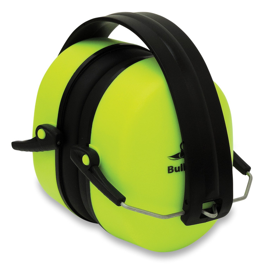Global Glove HP-M2 - Bullhead Safety Hearing Protection - Premium High-Visibility Foldable Earmuffs