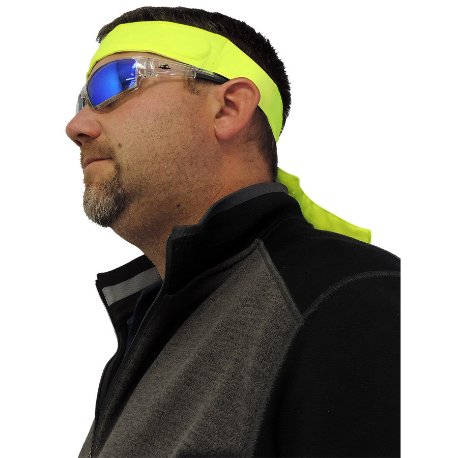 Global Glove GLO-HB1 - Bullhead Safety Cooling - High-Visibility Cooling Headband