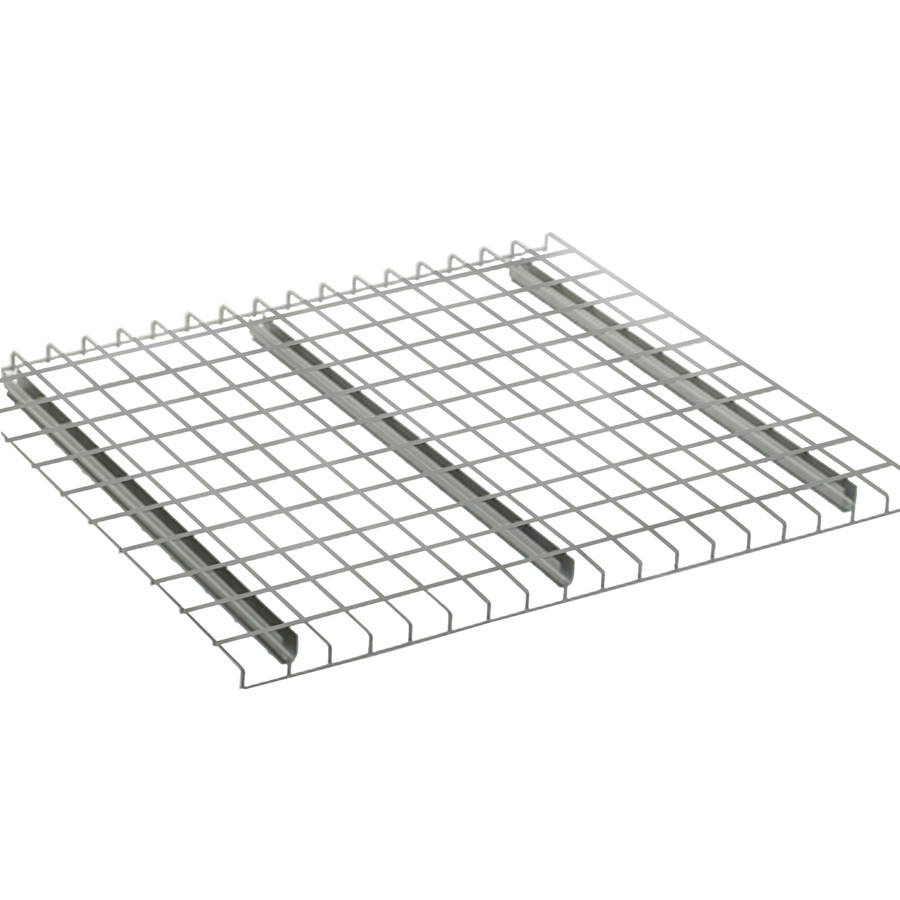 WWMH ND3652S3SC254046S00P 36" D X 52" W Step Channel Grey Waterfall Wire Mesh Deck 2500 Lb Capacity