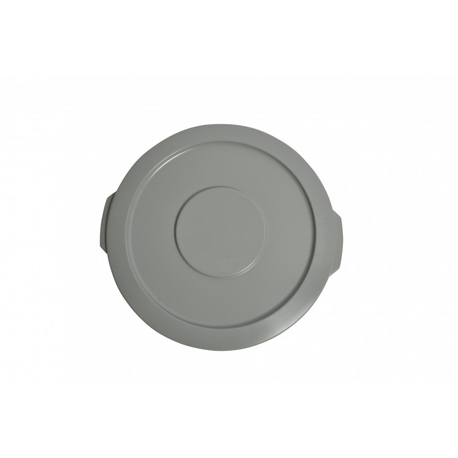 Janico 1044-02GY 44 Gal. Round Garbage Container Lid Grey