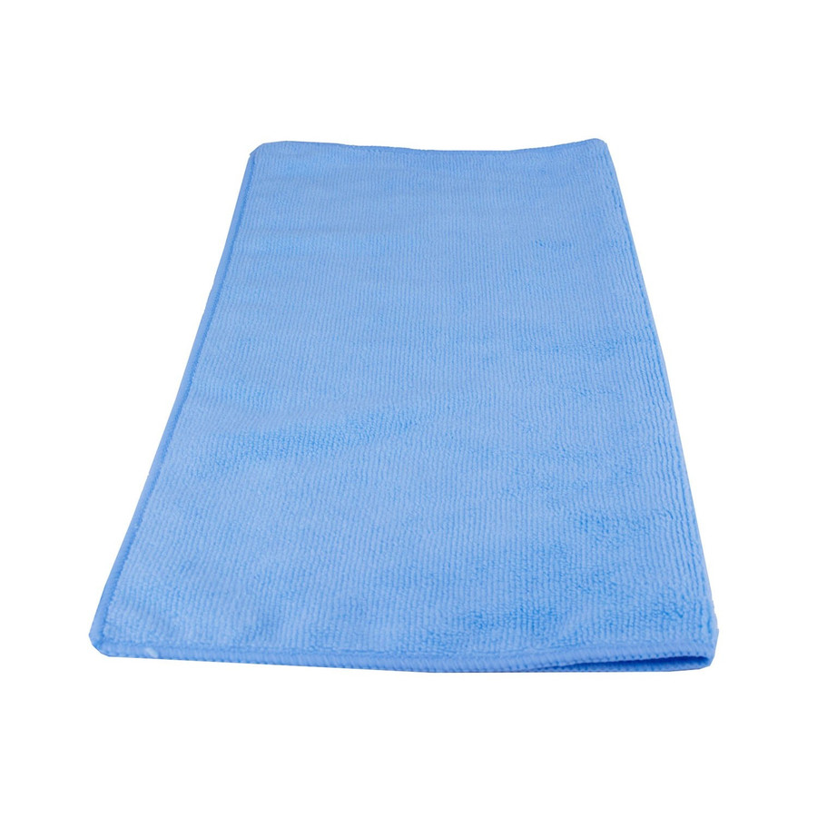 Janico 6002BL 16" x 16" Premium Microfiber Terry Cloth Blue
