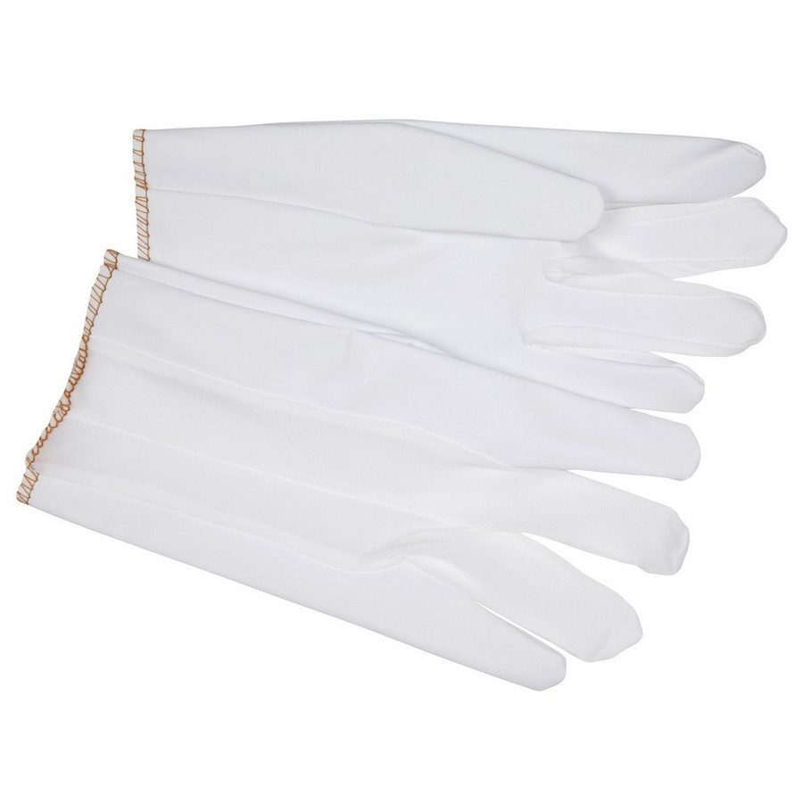 MCR Safety 9875S Vinyl Laminated Glove, White, Nylon Vented Back, Slip on, Ladies Sizing