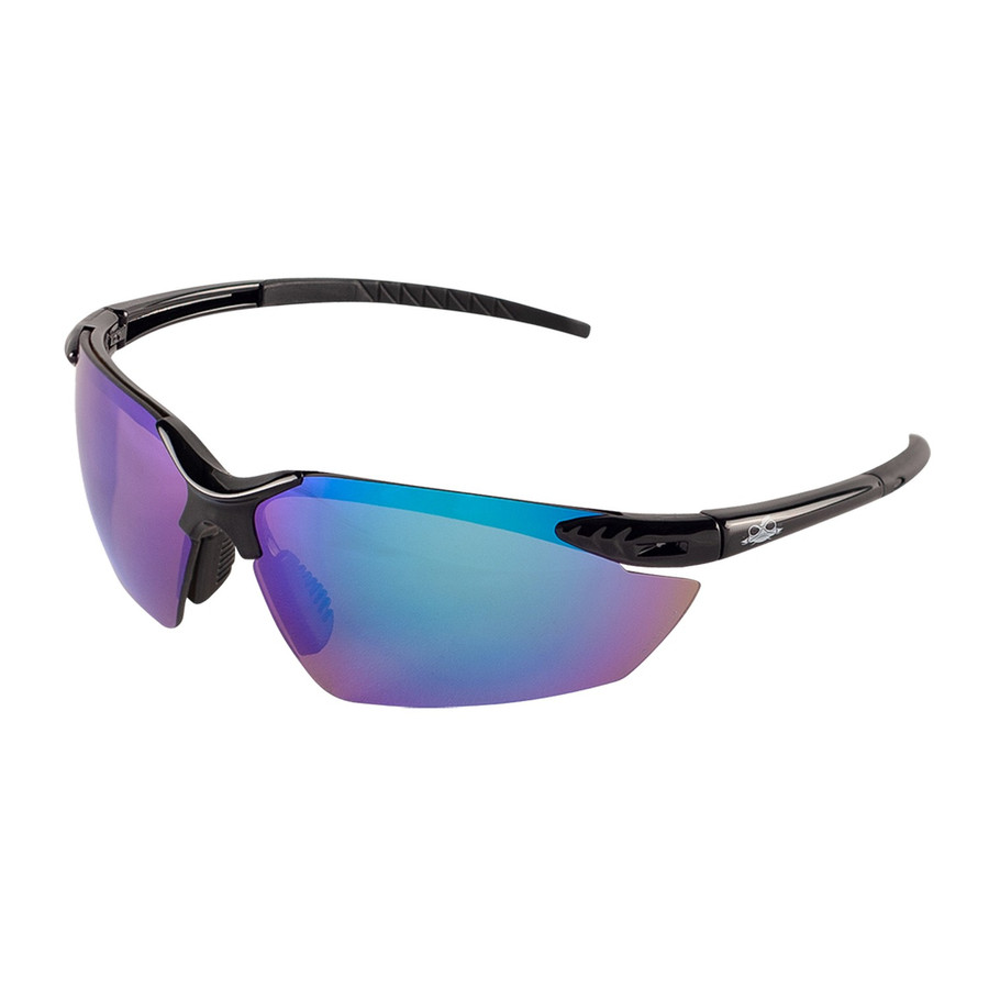 Bullhead Safety BH1159 - Mojarra Silver Mirror Lens Safety Glasses