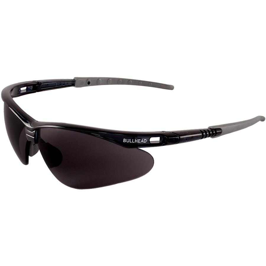 Bullhead Safety BH633PFT - Stinger Smoke Lens With Performance Fog Technology Safety Glasses