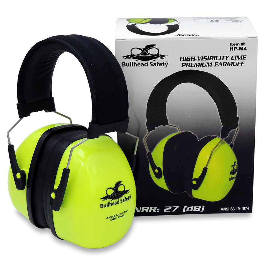 Bullhead Safety HP-M4 - Earmuffs Premium Padded Band Earmuff