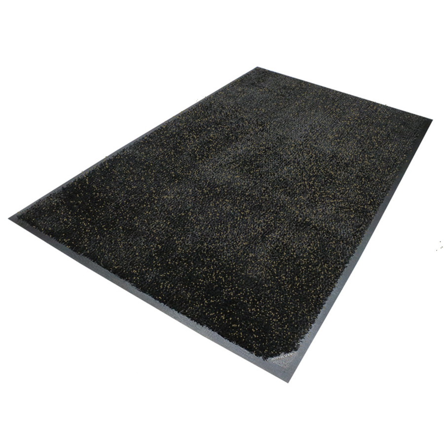 M+A Matting 1201 MicroLuxx Mat, Brown/Black