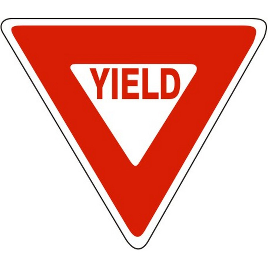 Safehouse Signs R1-2RA16 Yield - Regulatory Traffic Sign, 24X24, Aluminum (.080) Egp Reflective