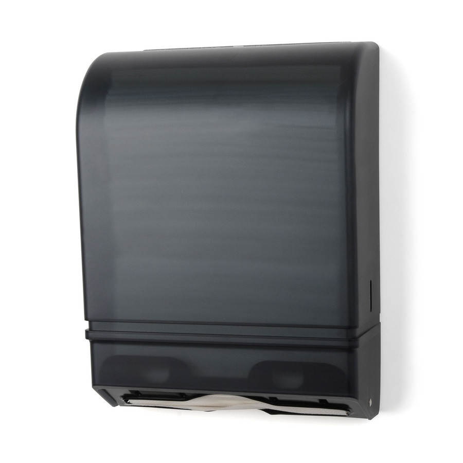 Palmer TD0175-01 Multifold/C-Fold Towel Dispenser Dark Translucent