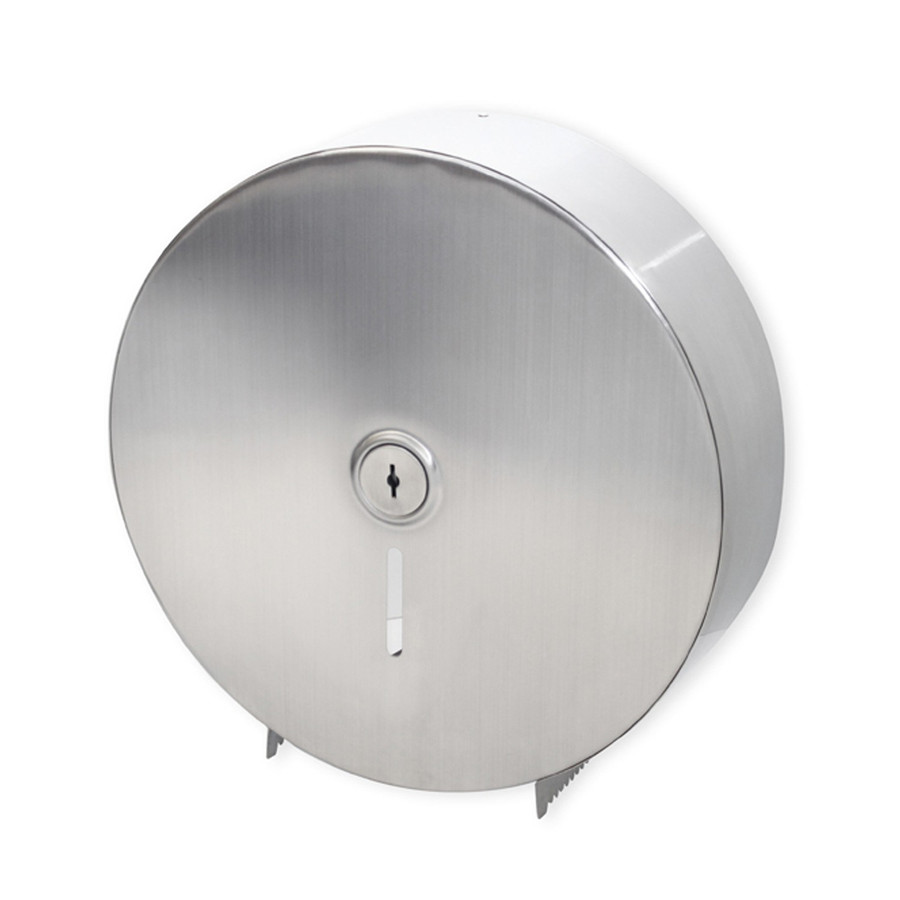 Palmer RD0346-09 Single 10" Jumbo Tissue Dispenser Brushed Stainless
