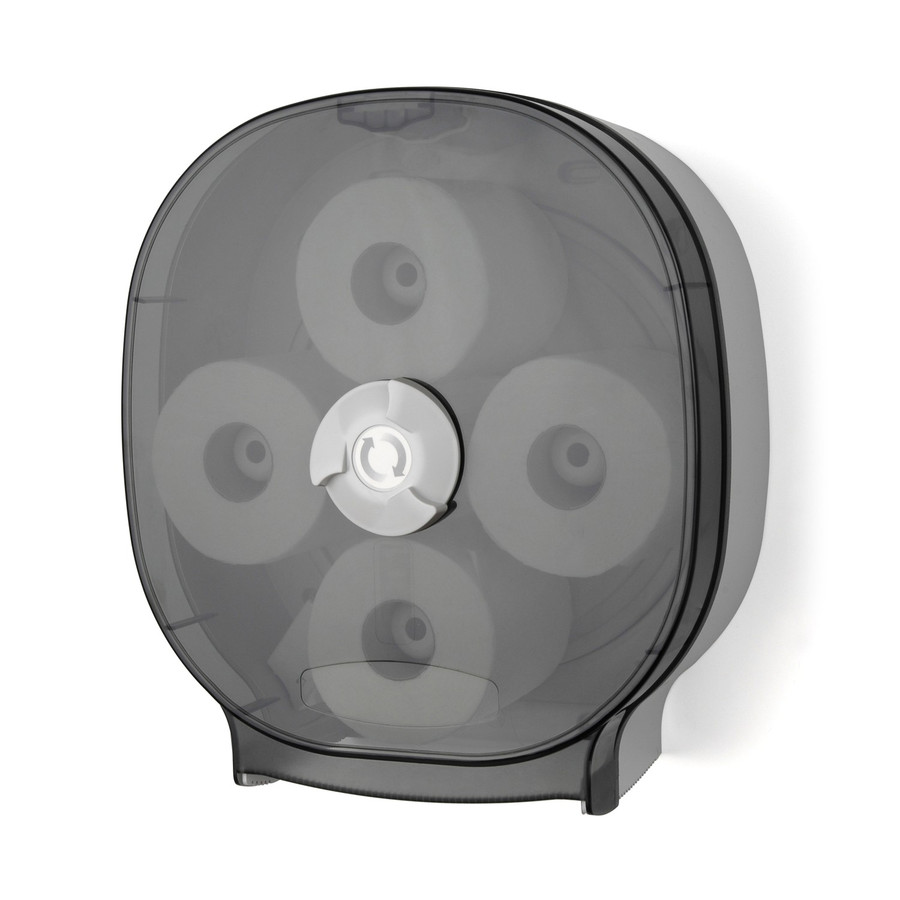 Palmer RD0044-01 4-Roll Universal Roll Carousel Dispenser Dark Translucent