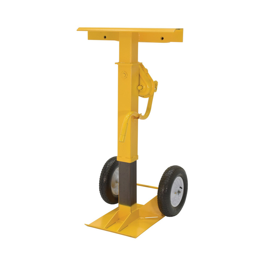 Vestil CJ-BEAM-PN Stabilizing Jack Stand Pneumatic Wheels 50K Capacity
