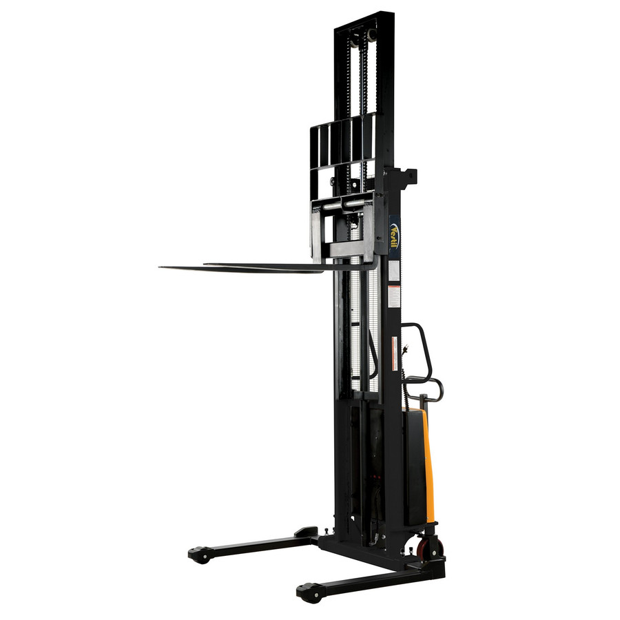 Vestil SL-150-AA Adjustable Stacker W/Powered Lift 150 IN
