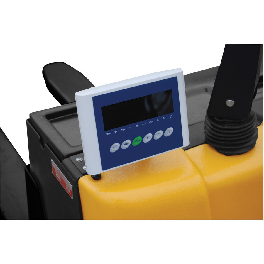 Vestil EPT-2547-30-SCL Elec Pallet Truck 3K-25X47 Scale (2)12V