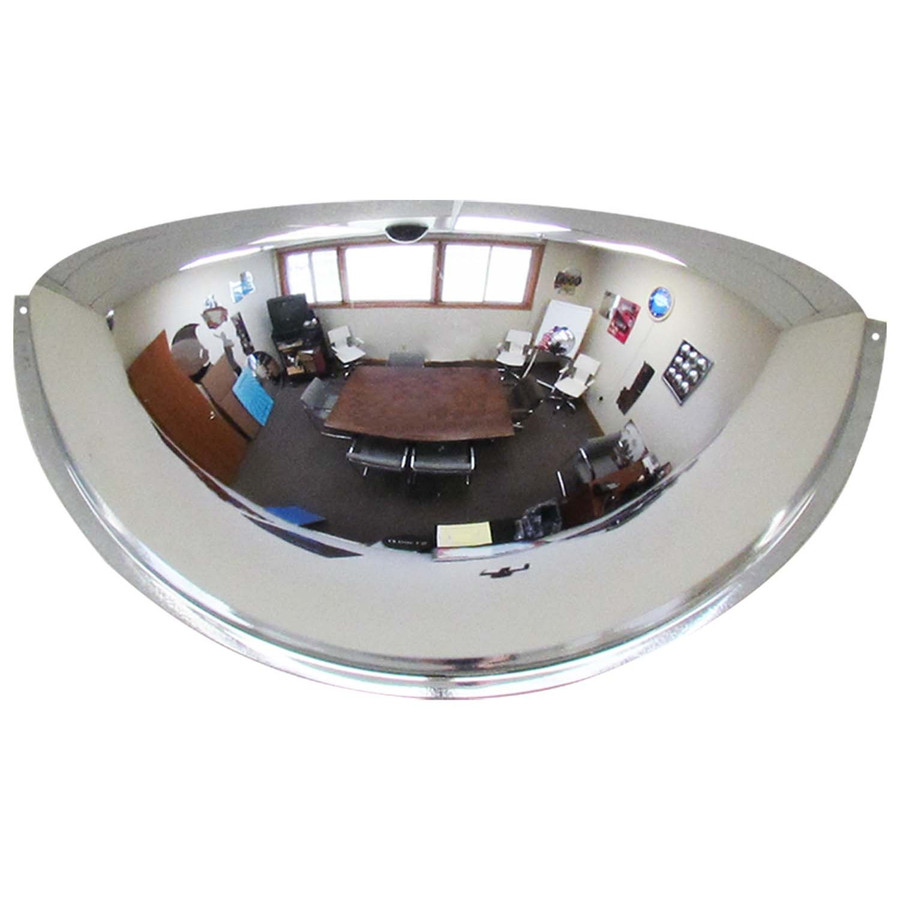 Se-Kure SEKONV-180-18 18" Mirrored Half Dome with mounting hardware