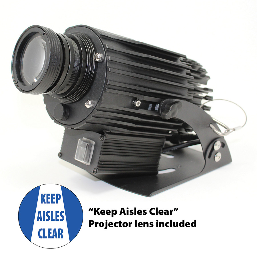 National Marker VSP4 Virtual LED Sign Projector w/Keep Aisles Clear Lens