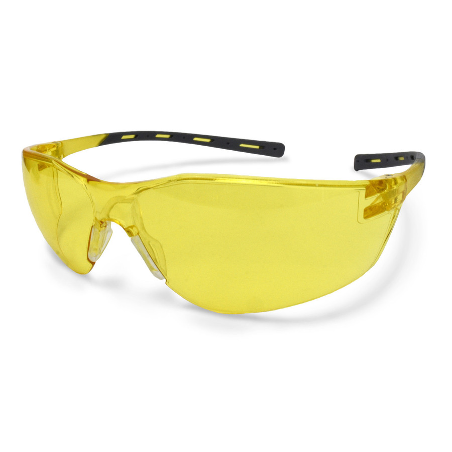 Radians TEC1-40 Tecona Safety Eyewear, Amber Frame and Lens Safety Glasses