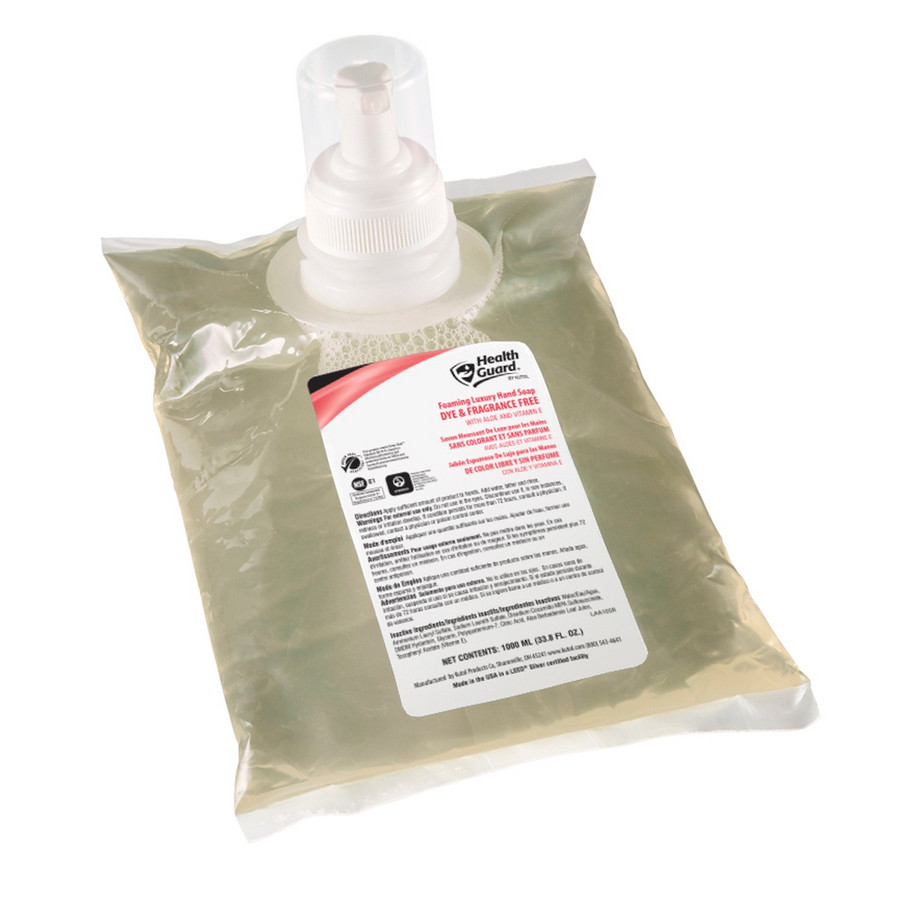 Foaming Luxury Hand Soap Dye & Frag Free, 6/Case