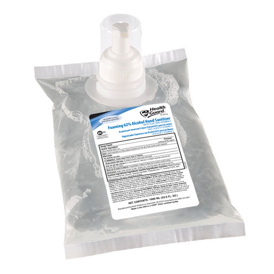 Foaming 62% Alcohol Hand Sanitizer , 6/Case