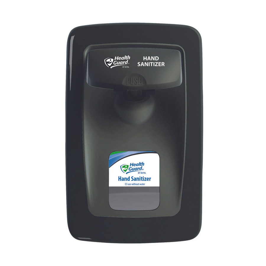 Designer Series Health Guard Hand Sanitizer Manual Dispenser, Black, 6/Case
