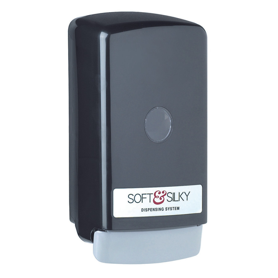 Soft & Silky 800 mL Dispenser, Black, 12/Case