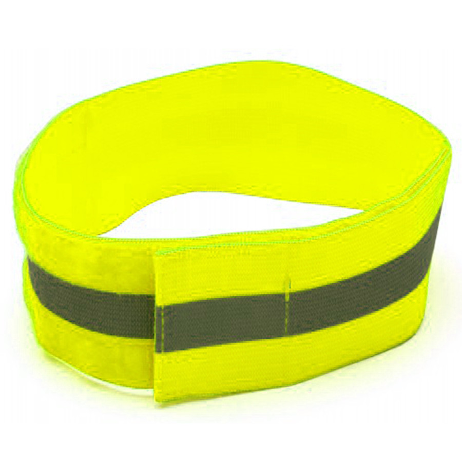 Pyramex Safety RAB10 Reflective Arm Band - Hi-vis Lime