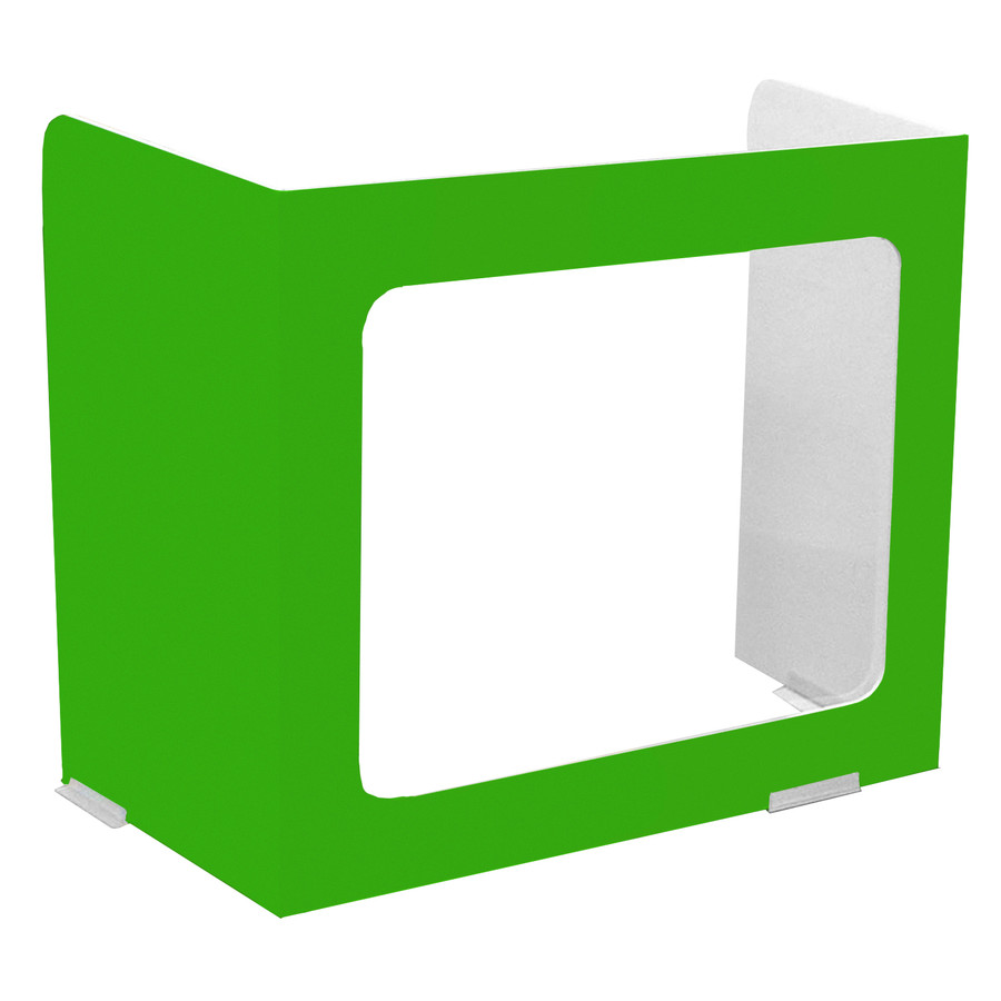 Vestil PDSG-1WA-007 Personal Desk Shield Guard, Green