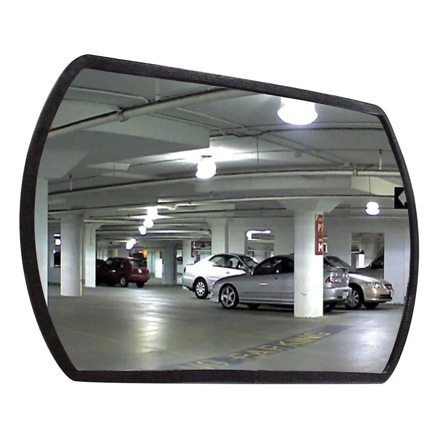 Se-Kure RTH-24X36 24X36" Roundtangular Convex Mirror With Hardboard Back