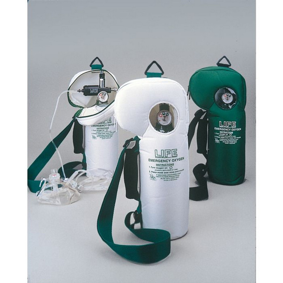First Aid Only LIFE-2-6FF Oxygen Tank Soft Pac, 6 LPM Fixed Flow