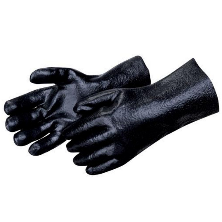 Liberty Safety 2132 Black PVC 10" Gauntlet Supported Glove