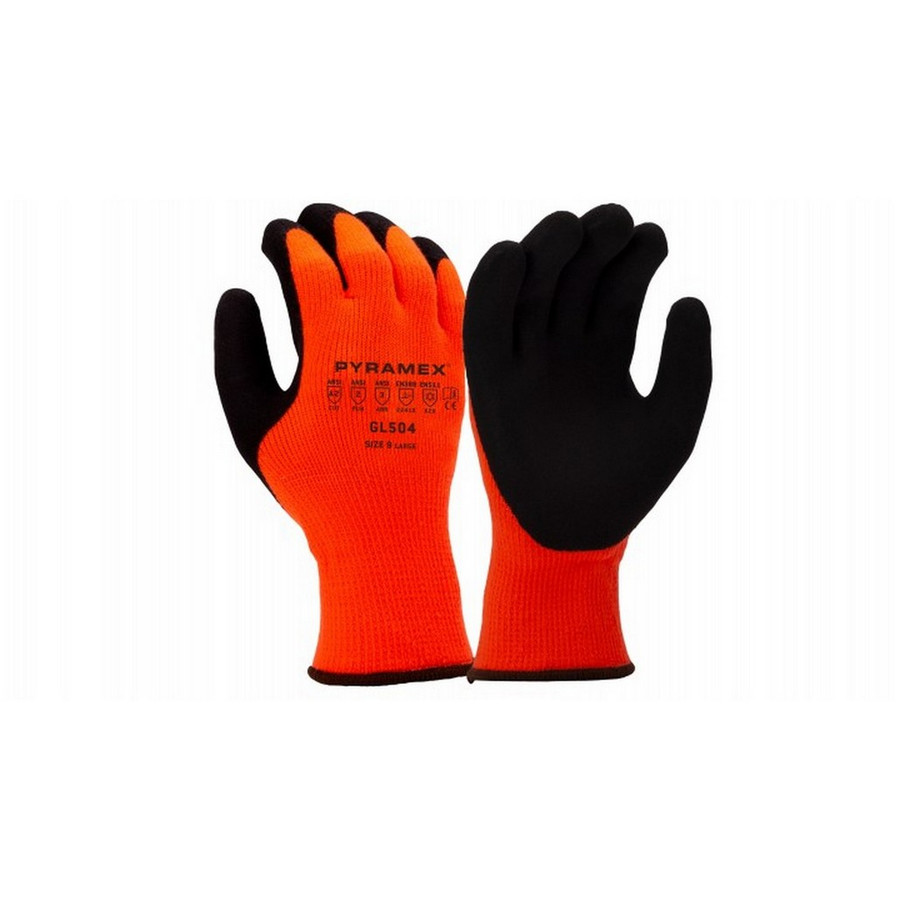 Pyramex Safety GL504 Sandy Latex 10 Gauge Cut Level A2 Glove