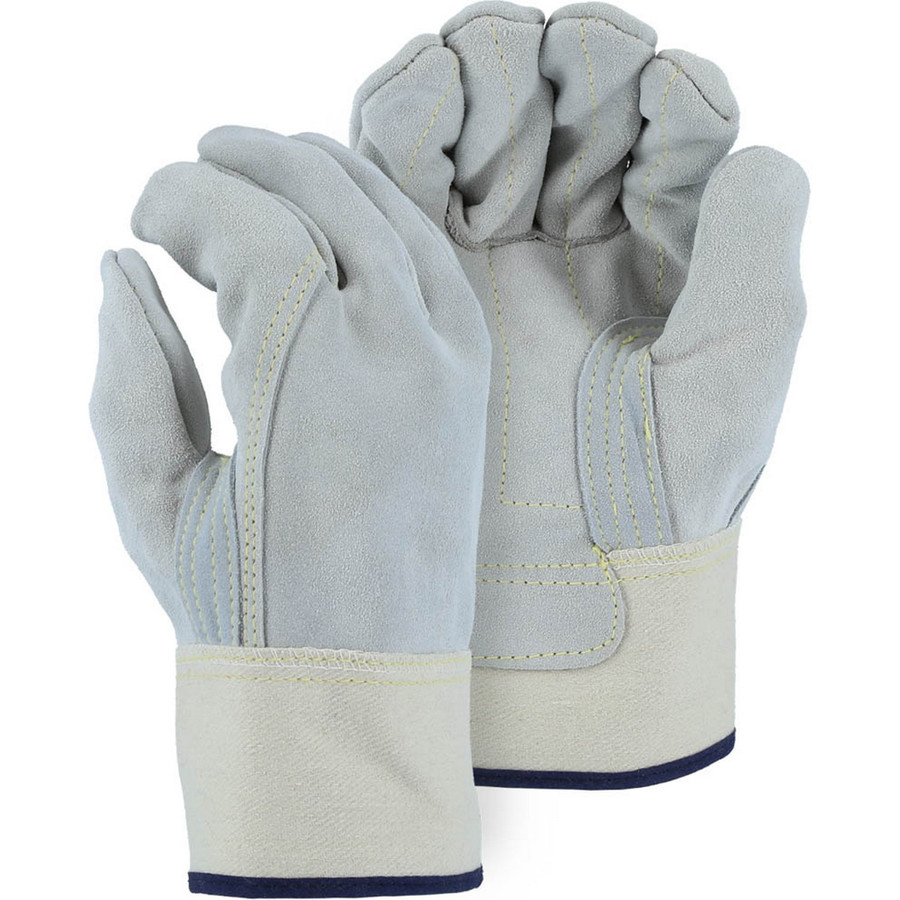 Majestic Glove 1831 Heavy Duty Two-Ply Cowhide Leather Palm Glove