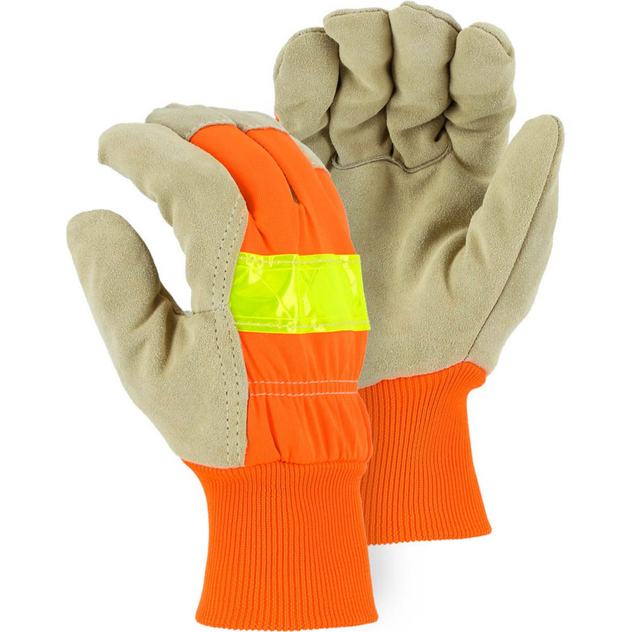 Majestic Glove 1961 Winter Lined Split Pigskin Leather Palm Glove Glove