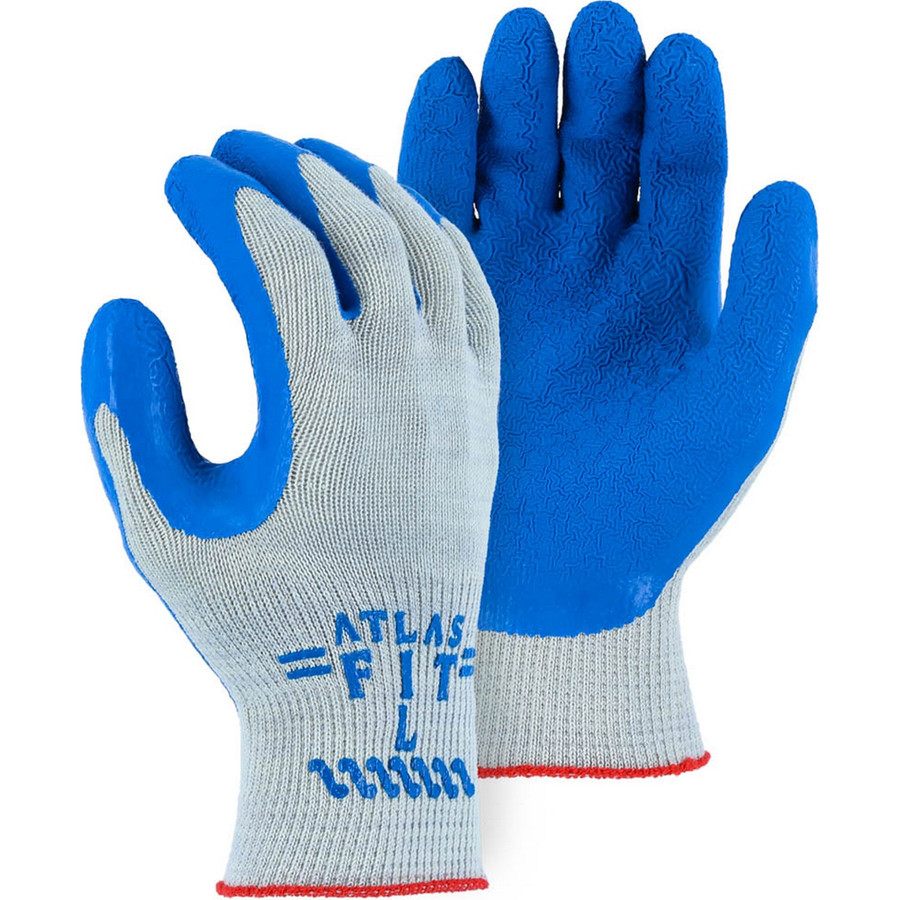 Majestic Glove 3385 Atlas Wrinkled Latex Palm Coated Glove