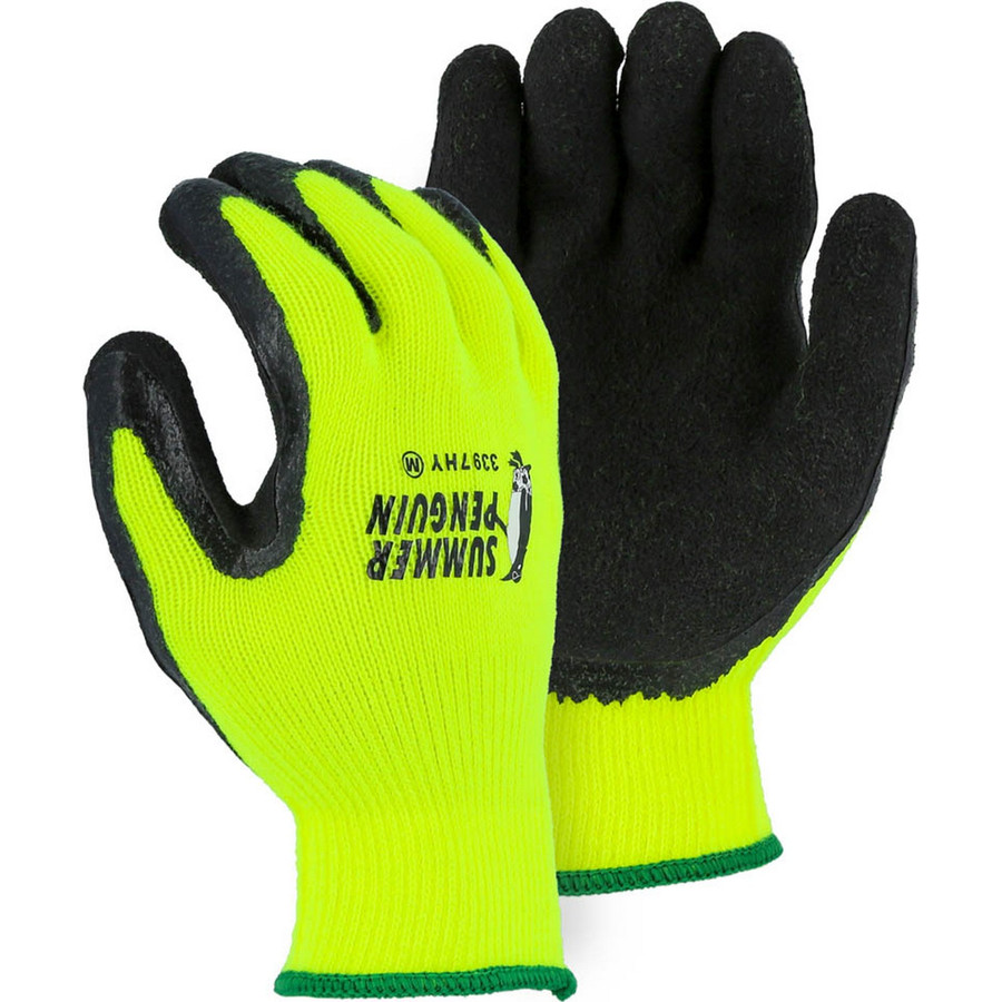Majestic Glove 3397HY Summer Penguin Glove w Latex Palm Coating