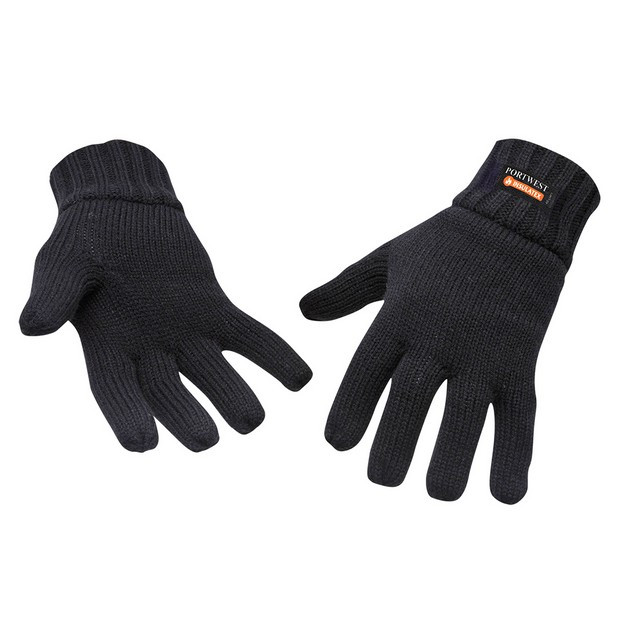Portwest GL13 Insulatex Knit Glove Black