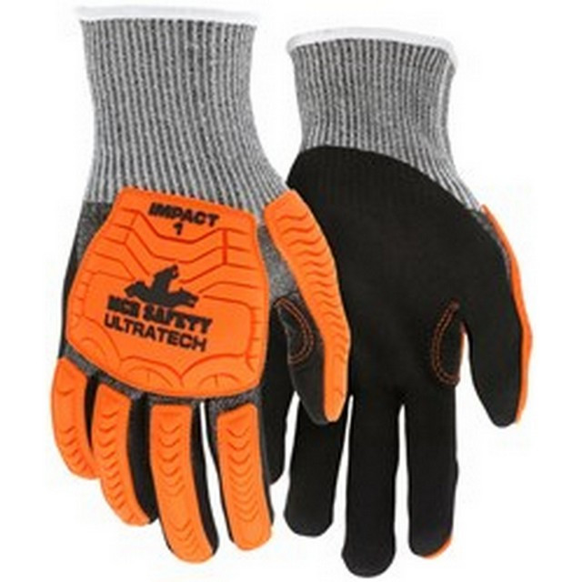 MCR Safety UT1952 UltraTech ANSI A4 Impact Level 1 Nitrile Foam Coated Mechanics Gloves