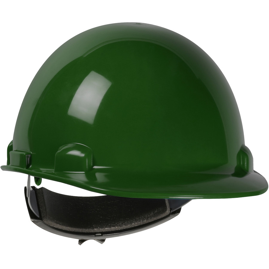 PIP 280-HP341R-04 Dynamic Dom Cap Style Smooth Dome Hard Hat with HDPE Shell, 4-Point Textile Suspension and Wheel-Ratchet Adjustment