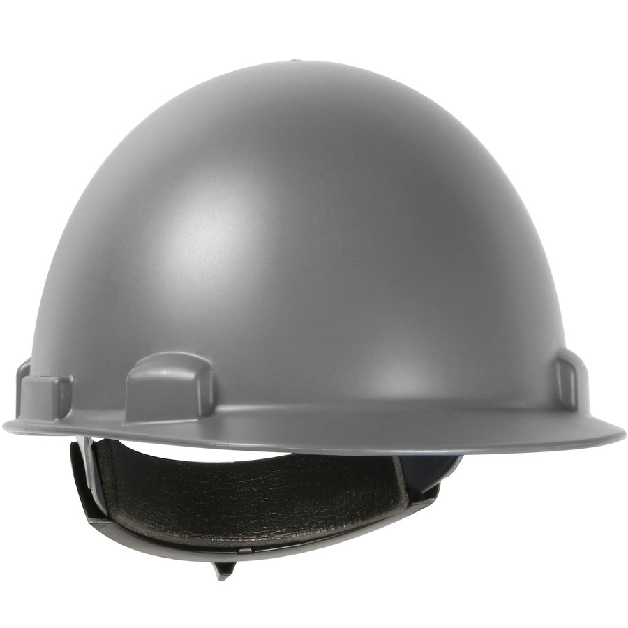 PIP 280-HP851R-09 Vesuvio Cap Style Smooth Dome Hard Hat with Nylon/Fiber Resin Shell, 4-Point Textile Suspension and Swing Wheel-Ratchet Adjustment