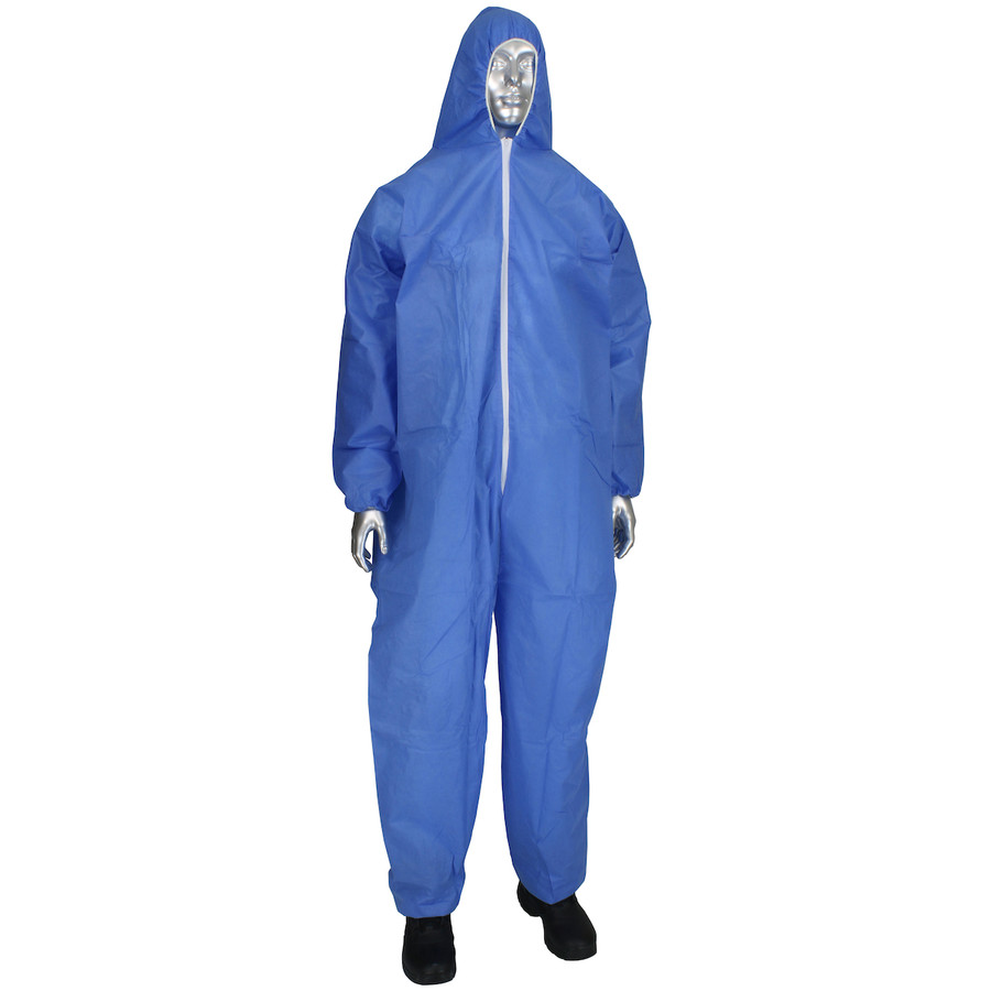 PIP BC3856 SMS Coverall with Hood Elastic Wrist & Ankle