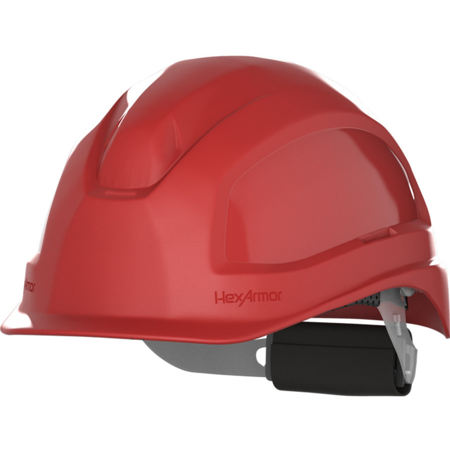 HexArmor 16-13008 Ceros XP250E Hard Hat, Red