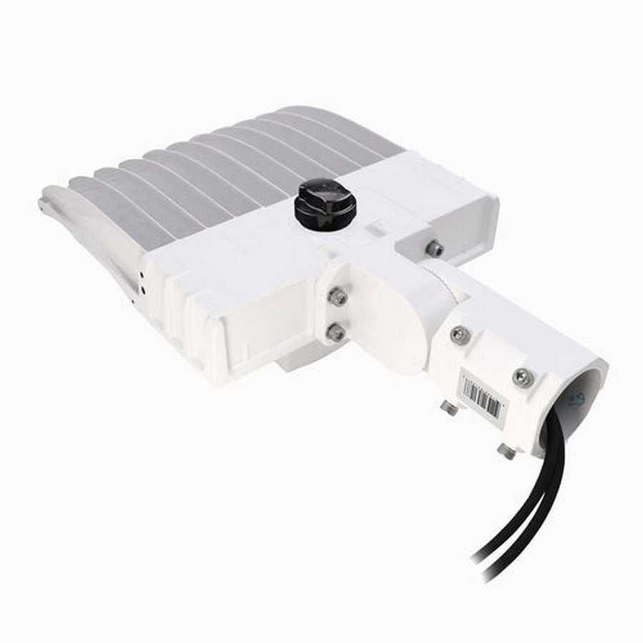 Beyond LED Technology 153502-3 LED Area Light 150 Watt 19800 Lumens 5000K Slip Fitter White Housing LED Parking Lot Light LED Street Light UL & DLC Listed 5 Years Warranty