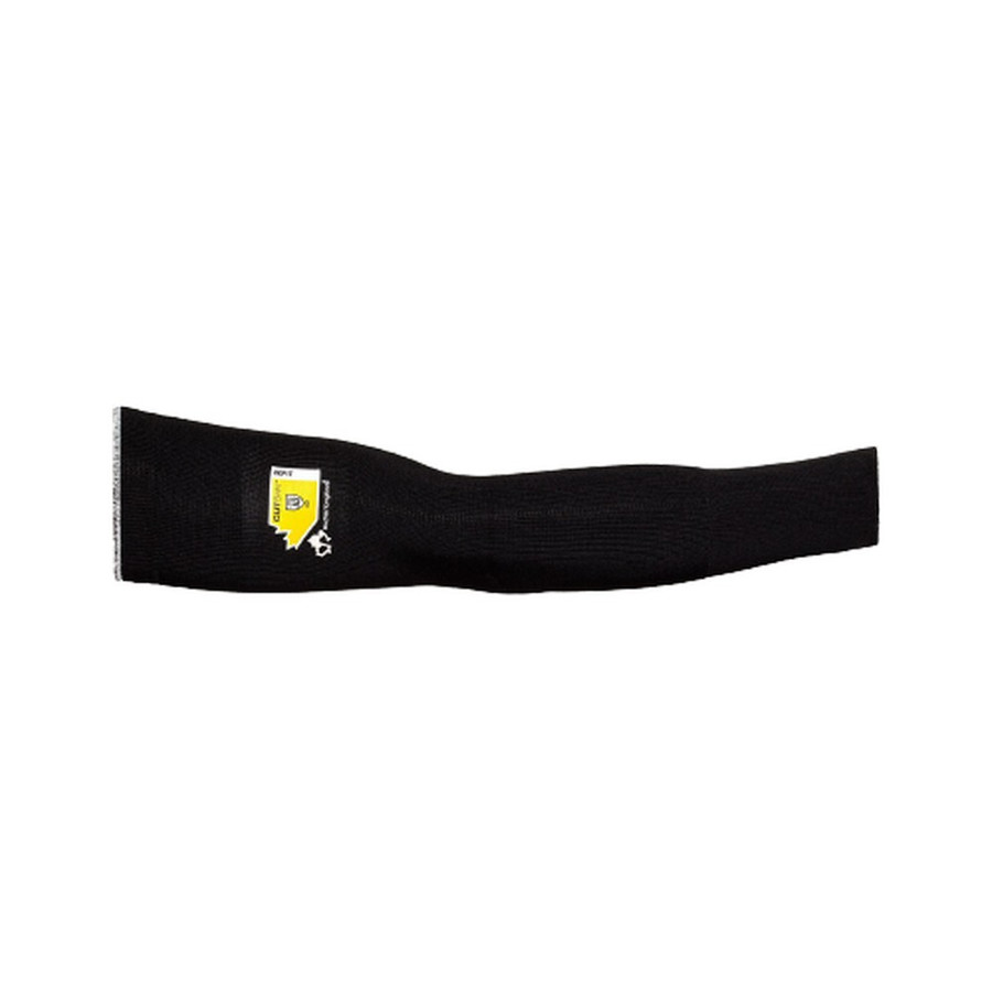 Superior Glove KP1T22MC Cutban Sleeve, Black Cutban, Tapered Knit, Single Layer, 22", w/Metal Clip, ANSI Cut Level A2