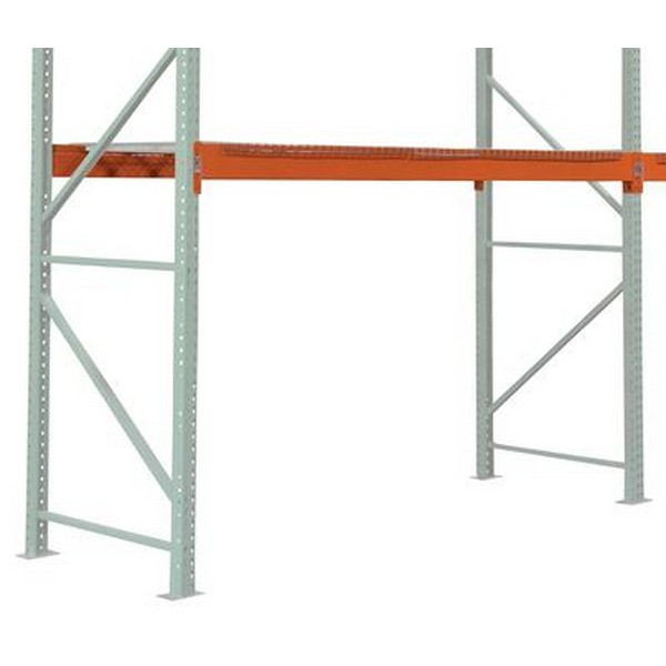 Vestil BEAM-S-970 Steel Pallet Racking Step Beam 9 Ft. 7000 Lb. Capacity Orange
