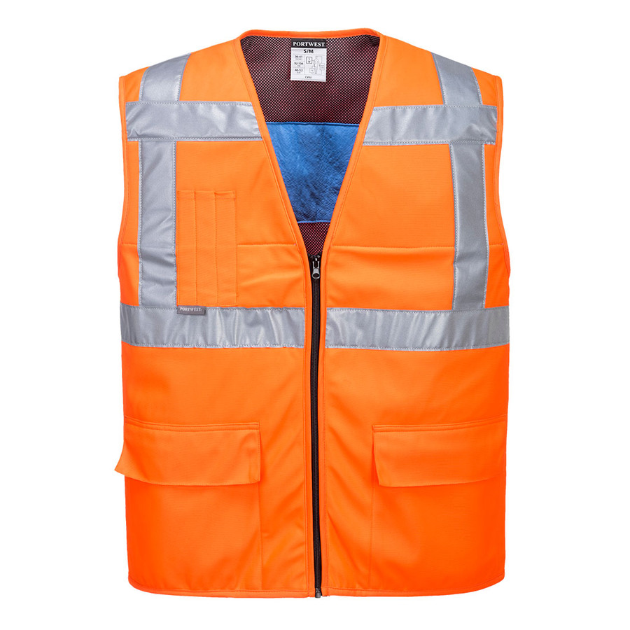 Portwest CV02 Hi-Vis Cooling Vest Orange