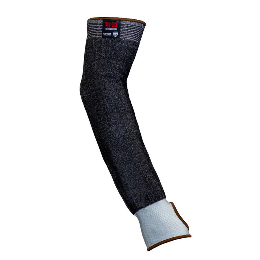 Task Gloves TF73018T Sleeve, ANSI A3, 13 gauge - Black HDPE sleeve, Elastic knit, 18in Length, W/Thumbhole